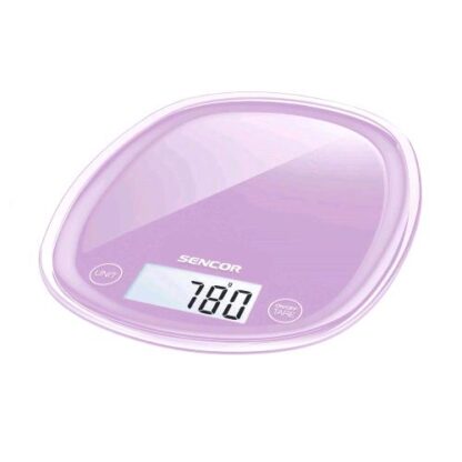 SENCOR SKS_35VT BILANCIA DA CUCINA CON SENSORI DI CONTROLLO TOUCH GRANDE DISPLAY LCD RETROILLUMINATO FUNZIONE TARA VIOLET