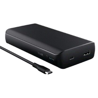 TRUST LARO POWERBANK 20.000 mAh 65W 1 X USB TIPO C 1 X USB TIPO A NERO