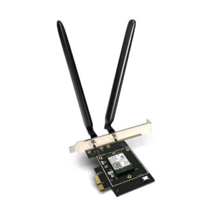 TENDA AX5400 PCIE SCHEDA DI RETE INTEL WIFI 6E AX210 SCHEDA WIFI PCI EXPRESS BLUETOOTH 5.2 CON 2 ANTENNE SCHEDA WIRELESS A TRE BANDE PER IL GIOCO SU DESKTOP/PC SUPPORTA WINDOWS 10/11