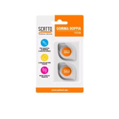 SCATTO GOMME DOPPIO UTILIZZO BIANCO CONF 2 Pz.