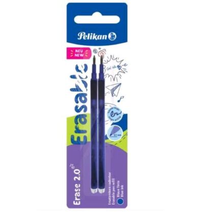 PELIKAN ERASE 2.0 REFILL PER PENNA A SFERA TRATTO 0.7 mm INCHIOSTRO CANCELLABILE BLU CONF 12 Pz.