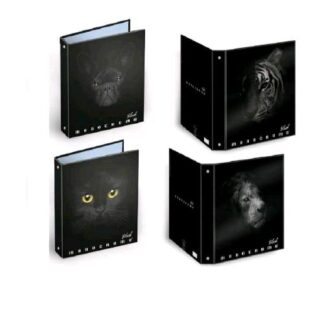 PIGNA MONO BLACK RACCOGLITORE 4 ANELLI DA 30 mm 270X320 mm SOGGETTI ASSORTITI CONF 5 Pz.