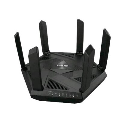 ASUS RT-AXE7800 ROUTER ESTENDIBILE TRI-BAND WIFI 6E 6GHZ 2.5G ASUS SAFE BROWSING AIPROTECTION PRO GUARD SHARED SECURE VPN PARENTAL CONTROL LINK AGGREGATION BLACK