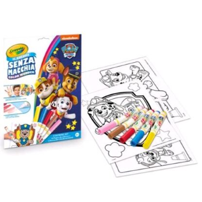 CRAYOLA COLOR WONDER COLORING SET PAWPATROL ALBUM CON 18 SCENETTE E 5 PENNARELLI MAGIGI COLORI ASSORTITI