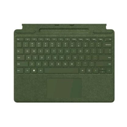 MICROSOFT SURFACE PRO SIGNATURE KEYBOARD TASTIERA CON TOUCHPAD ACCELEROMETRO PORTA SURFACE SLIM PEN 2 E SUPPORTO DI RICARICA QWERTY ITALIANA VERDE FORESTA