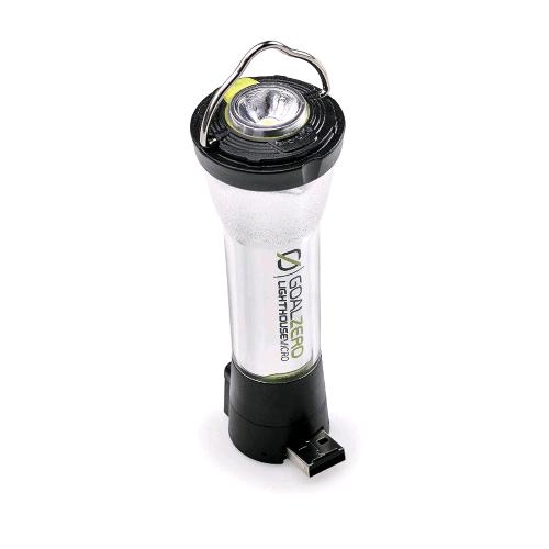 GOALZERO LIGHTHOUSE TORCIA RICARICABILE E POWER BANK MICRO CHARGE DA 120 LUMEN CON PORTA USB