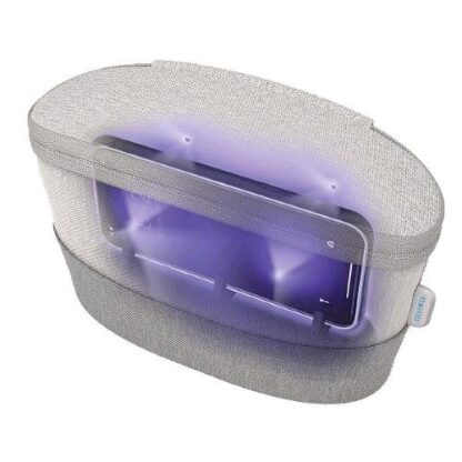 HOMEDICS STERILIZZATORE UV PORTATILE UCCIDE FINO AL 99.9% DI VIRUS E BATTERI GRIGIO