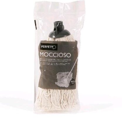 PERFETTO IL MOCCIOSO MOP IN COTONE RITORTO PER PAVIMENTI SENZA MANICO
