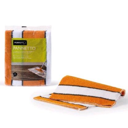 PERFETTO PANNETTO STROFINACCIO PAVIMENTI IN COTONE CON LAVORAZIONE A SPUGNA 50X60 CM