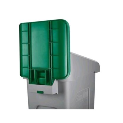 RUBBERMAID SJRS BILLBOARD TABELLONE IN PP PER LA STAZIONE DI RICICLAGGIO 4.45X36.20X29.85 CM VERDE