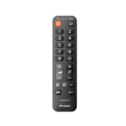 MELICONI SPEEDY 2+ TELECOMANDO IR WIRELESS TV SINTONIZZATORE TV SET-TOP BOX TV PULSANTI NERO