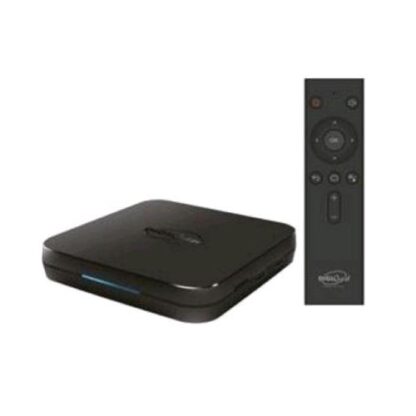 DIGIQUEST RICD1204 DECODER BOX ANDROID TV KM9 ULTRAHD 4K GOOGLE PLAYSTORE NETFLIX PRIME VIDEO DAZN DISNEY+ YOUTUBE INFINITY RAIPLAY TIM VISION SPOTIFY WIFI TELECOMANDO VOCALE BLUETOOTH CHROMECAST BLACK