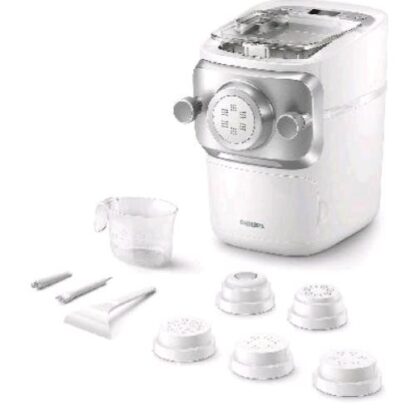PHILIPS HR2660/00 MACCHINA PER LA PASTA 200W COMPLETAMENTE AUTOMATIZZATA TECNOLOGIA PRIEXTRUDE CON 6 TRAFILE BIANCO