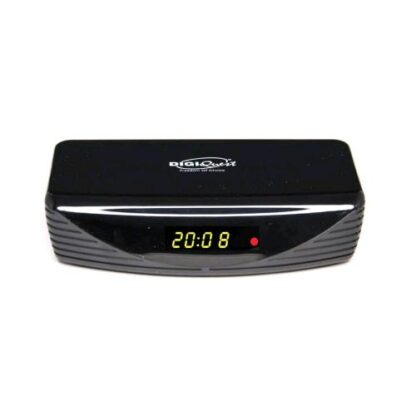 DIGIQUEST RICD1230 MINI DECODER DIGITALE TERESTRE FULL HD MDD MEDIA PLAYER DVBT2 HEVC MAIN 10 USB AUDIO DOLBY DIGITAL / DOLBY DIGITAL PLUS DOPPIA ALIMENTAZIONE 220/12V NERO