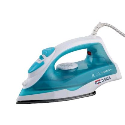 TERMOZETA LORD FERRO DA STIRO A VAPORE 1300W SERBATOIO 220 ML PIASTRA ANTIADERENTE SISTEMA DI AUTO PULIZIA BIANCO VERDE