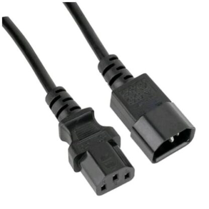 NILOX PROLUNGA ALIMENTAZIONE IEC C13 FEMMINA - IEC C14 MASCHIO 3 MT NERO