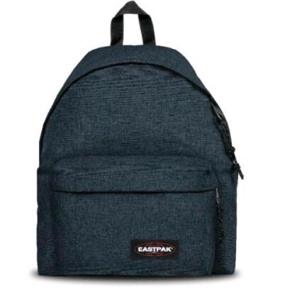 EASTPACK PADDED PAK ZAINO IN POLIESTERE POLIAMMIDE 40X30X18 CM 24 LT SPALLACCI IMBOTTITI ANTISCIVOLO TASCA FRONTALE BLU TRIPLE DENIM