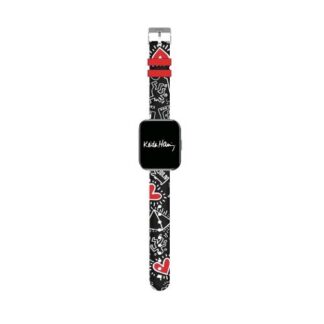 CELLY KEITH HARING SMARTWATCH 1.81" FUNZIONI SALUTE FUNZIONI ALLENAMENTO AVISI PER CHIAMATE E MESSAGGI CONTROLLO REMOTO DELLA MUSICA IP67 BLACK