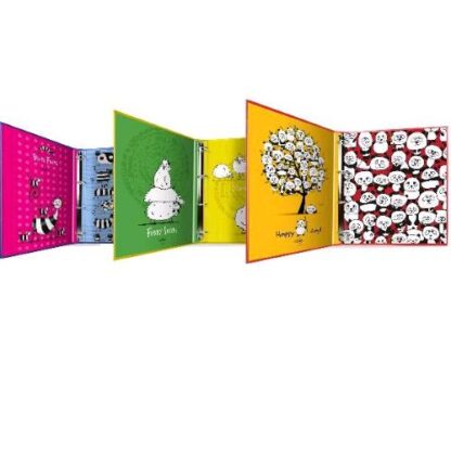 SEI ROTA RAGGIO COMICS RACCOGLITORE 4 ANELLI DA 30 mm IN PP 265X310X35 mm COLORI ASSORTITI