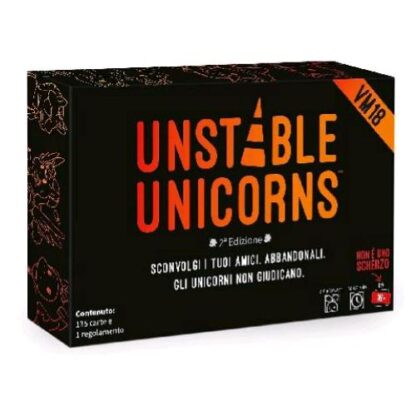 ASMODEE UNSTABLE UNICORNS VM18 ESPANSIONE ITA GIOCO DA TAVOLO PER ADULTI