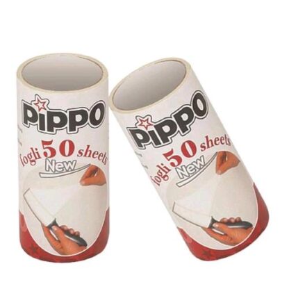 PIPPO RICAMBI PER SPAZZOLA ADESIVA 10X4.5 CM 50 FOGLI CONF 2 Pz.