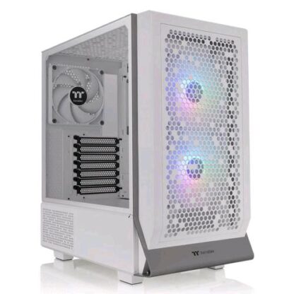 THERMALTAKE CERES 300 TG ARGB CASE MIDI TOWER ATX EATX MICRO ATX MINI-ITX PANNELLO LATERALE IN VETRO TEMPERATO 1xUSB-C 3.2 2xUSB-A 3.0 1xAUDIO HD 2xVENTOLE 140MM ARGB 1xVENTOLA 140MM SNOW WHITE