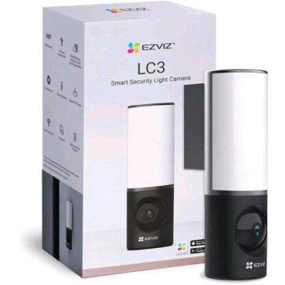 EZVIZ LC3 TELECAMERA DI SICUREZZA DA ESTERNO WI-FI 4MP RISOLUZIONE 2K CON LAMPADA 700 LUMEN IP65 VISIONE NOTTURNA A COLORI