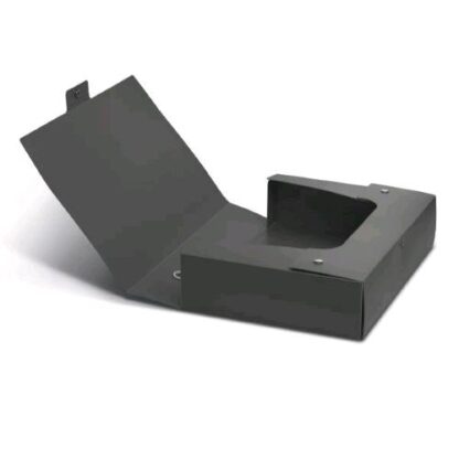 FELLOWES PLUS SCATOLA PORTA PROGETTI IN PP 350X250X60 mm CHIUSURA CON BOTTONI ANTRACITE