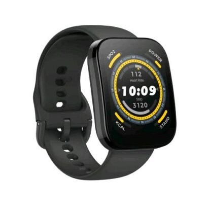 AMAZFIT BIP 5 SMARTWATCH 1.91"AMOLED FUNZIONI FITNESS FUNZIONI STRESS WATERPROOF 50 MT ITALIA SOFT BLACK