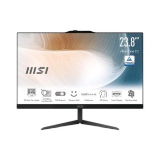 MSI MODERN AM242 12M-468IT ALL IN ONE 23.8" i3-1215U 3.3GHz RAM 8GB SSD 512GB WIN 11 PROF BLACK (9S6-AE0711-468)