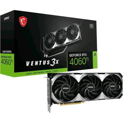 MSI VGA GEFORCE RTX 4060 Ti VENTUS 3X 16G OC 16GB GDDR6 TRIPLE FAN