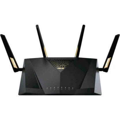 ASUS RT-AX88U PRO ROUTER ESTENDIBILE GAMING AX6000 DUAL BAND WIFI 6 (802.11ax) SUPPORTO TECNOLOGIA MU-MIMO E OFDMA SICUREZZA DI RETE AIPROTECTION PRO QOS ADATTIVO