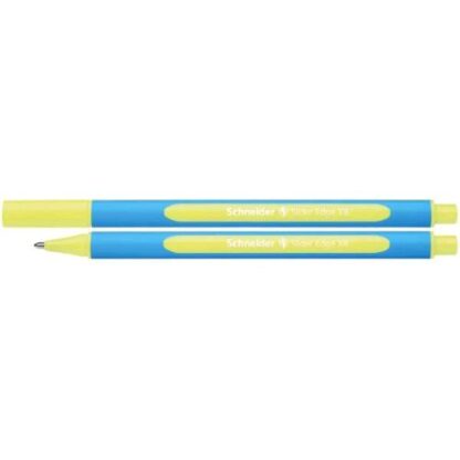 SCHNEIDER SLIDER EDGE PENNA A SFERA TRATTO 1 mm FUSTO TRIANGOLARE INCHIOSTRO GIALLO CONF 10 Pz.