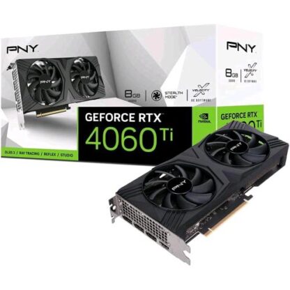 PNY GEFORCE RTX4060 Ti 8GB VERTO XLR8 GAMING DUAL FAN