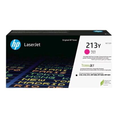 HP 213Y TONER MAGENTA ALTISSIMA CAPACITA' PER COLOR LASERJET ENTERPRISE 5700DN, 6700DN; DESIGNJET D5800 12.000 PAGINE