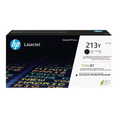 HP 213Y TONER NERO ALTISSIMA CAPACITA' PER COLOR LASERJET ENTERPRISE 5700DN, 6700DN; DESIGNJET D5800 18.000 PAGINE