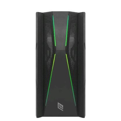 NOUA DIAMOND C101 CASE CASE MIDI TOWER ATX 1 VENTOLA INSTALLATA 120MM ILLUMINAZIONE LED RGB PANNELLO IN VETRO TEMPERATO BLACK
