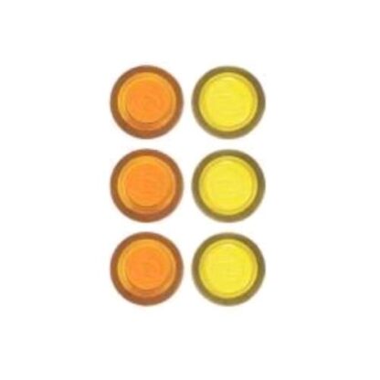 NOBO BOTTONI MAGNETICI IN PLASTICA COLORI ASSORTITI CONF 6 Pz.