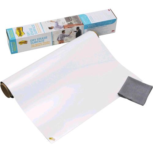 3M POST-IT DRY ERASE LAVAGNA ADESIVA CANCELLABILE 60.9X91.4 CM BIANCO