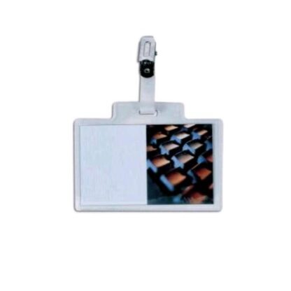 SEI ROTA PASS 4E C.R.PORTA BADGE IN PVC 70X110 mm CON PINZETTA E CARTONCINO TRASPARENTE CONF 100 Pz.