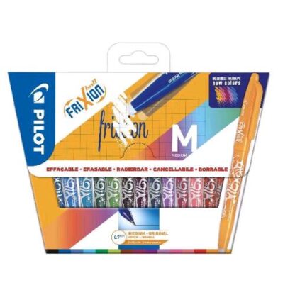 PILOT SET FRIXION BALL PENNA A SFERA CANCELLABILE TRATTO 0.7 >mm COLORI ASSORTITI CONF 15 Pz.