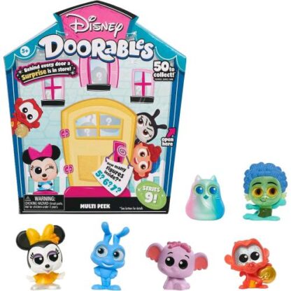 GIOCHI PREZIOSI DOORABLES MULTI PEEK PACK A FORMA DI CASA SERIE 9 CON 5 O 6 PERSONAGGI ALTI 4 CM