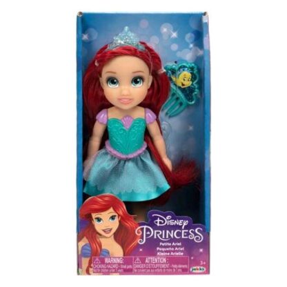 JAKKS LITTLE MERMAID PRINCIPESSA ARIEL ALTA 15CM CON CAPELLI LUNGHI E PETTININO