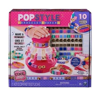 SPIN MASTER COOL MAKER POP STYLE MACCHINA CREA BRACCIALETTI CON 170 PERLINE E 20 ELASTICI