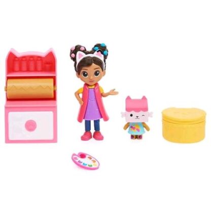 SPIN MASTER GABBYS DOLLHOUSE MINI SET STUDIO ARTE CON 2 PERSONAGGI