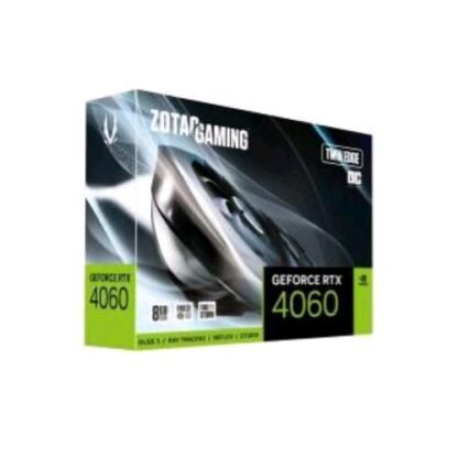 ZOTAC SCHEDA GRAFICA NVIDIA GEFORCE RTX 4060 TWIN EDGE OC 8GB GDDR6 INTERFACCIA PCI EXPRESS 4.0 x8 RAFFREDDAMENTO ATTIVO