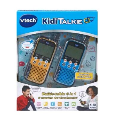 V-TECH KIDI TALKIE WALKIE TALKIE PER BAMBINI CONNESSIONE PROTETTA