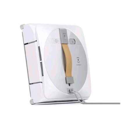 ECOVACS WINBOT W1 PRO ROBOT PER LA PULIZIA DEI VETRI CON SPRUZZATURA AUTOMATICA INCROCIATA ANTISCIVOLO BIANCO