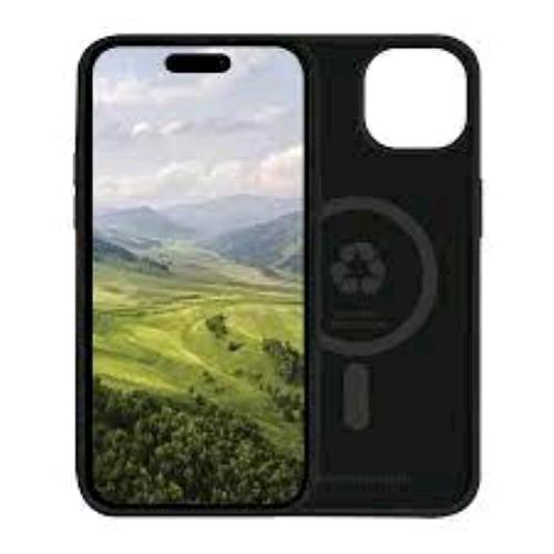 DBRAMANTE 1928 MONACO APPLE iPHONE 15 PLUS COVER MAGSAVE BLACK