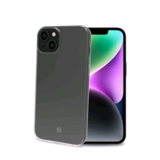 CELLY APPLE iPHONE 15 COVER HEXAGEL IN TPU + POLICARBONATO TRASPARENTE